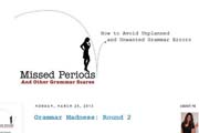 Missed Periods and Other Grammar Scares